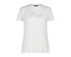 Maglia A Maniche Corte Da Donna In Cotone Elasticizzato Con Logo