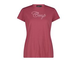 Maglia A Maniche Corte Da Donna In Cotone Elasticizzato Con Logo