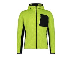 Pile Stretch Performance Grid Tech Da Uomo Con Cappuccio