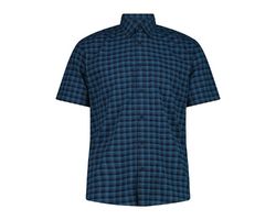Camicia A Maniche Corte Con Fantasia Check Da Uomo