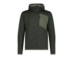 Pile Da Uomo Con Cappuccio In Melange Jacquard