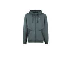 Felpa Con Zip E Cappuccio Da Uomo S-blua